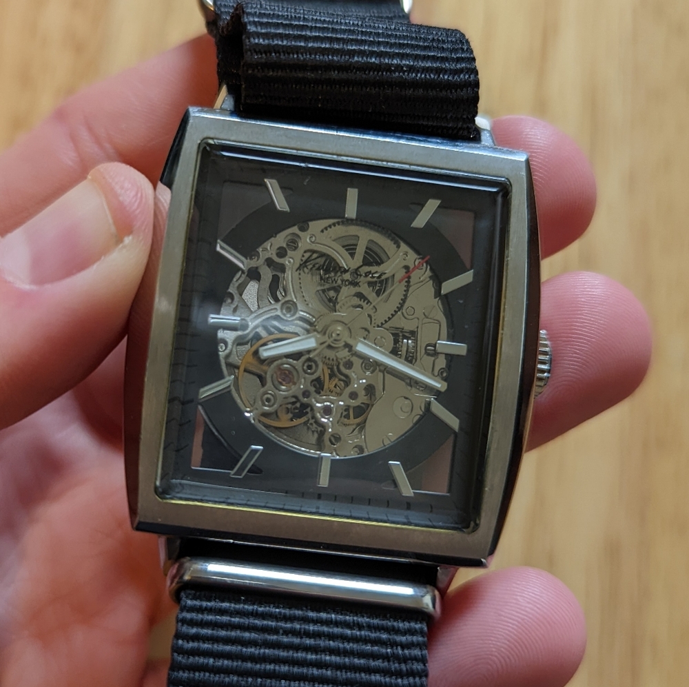Kenneth Cole Automatic Skeleton Watch - Beautiful and Unique!